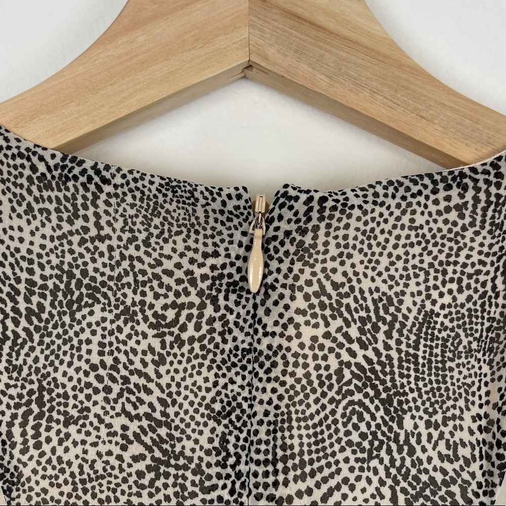 BCBGeneration Dotted Halter Ruffle Mini Flow Dress - Picture 6 of 8